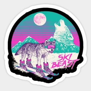 Ski Beast Sticker